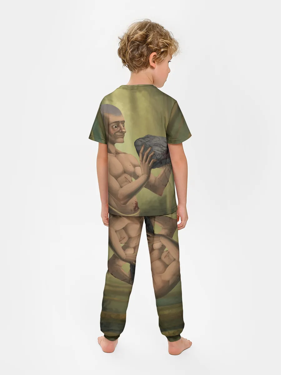 Детская пижама с брюками / Rust