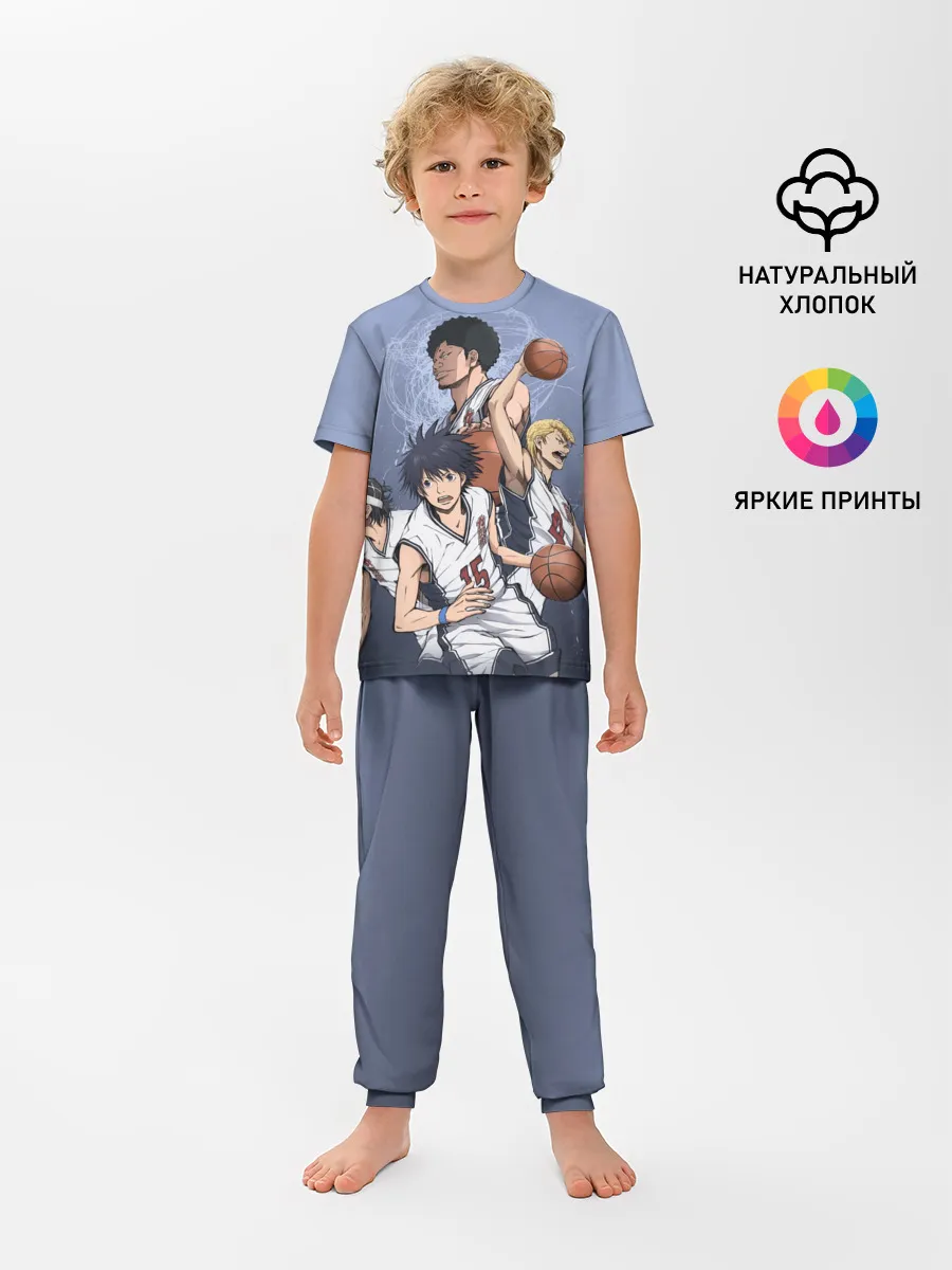 Детская пижама с брюками / команда мечты