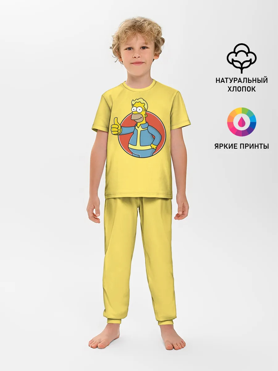 Детская пижама с брюками / Homer Fallout