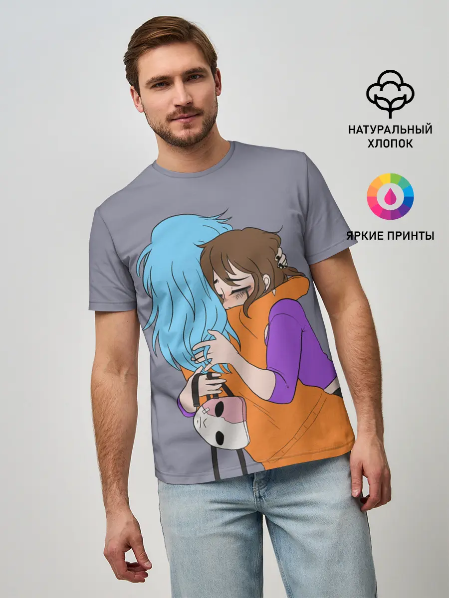 Мужская базовая футболка / Sally face