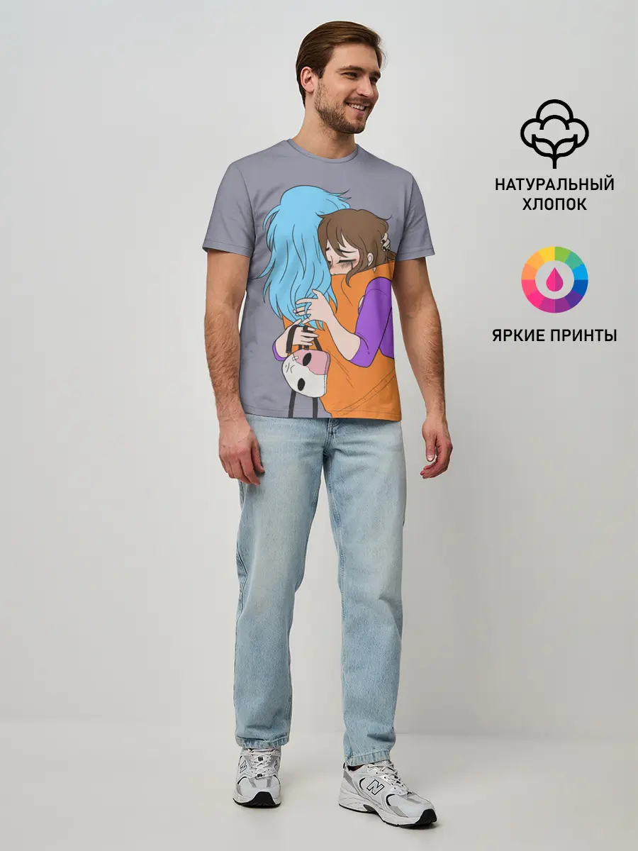 Мужская базовая футболка / Sally face