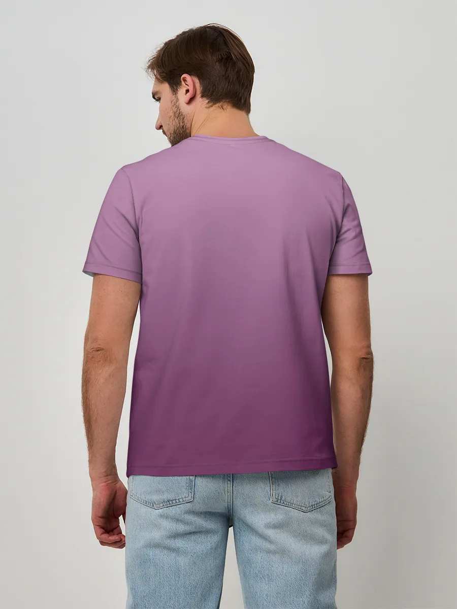 Мужская базовая футболка / кот художник творец