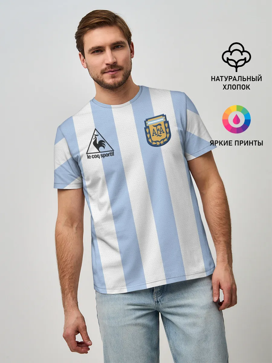 Мужская базовая футболка / Diego Maradona 10