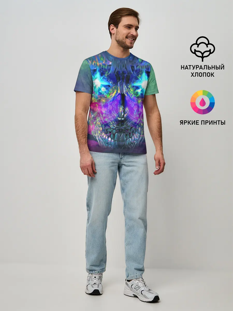 Мужская базовая футболка / Черепок