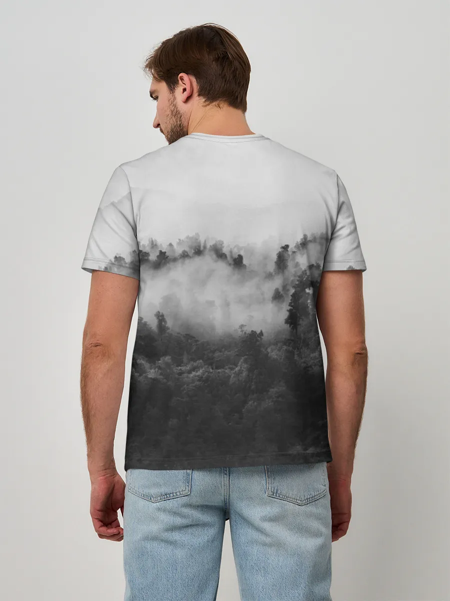 Мужская базовая футболка / Лес