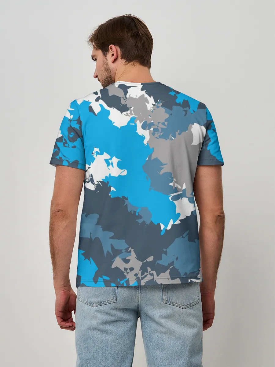 Мужская базовая футболка / Камуфляж