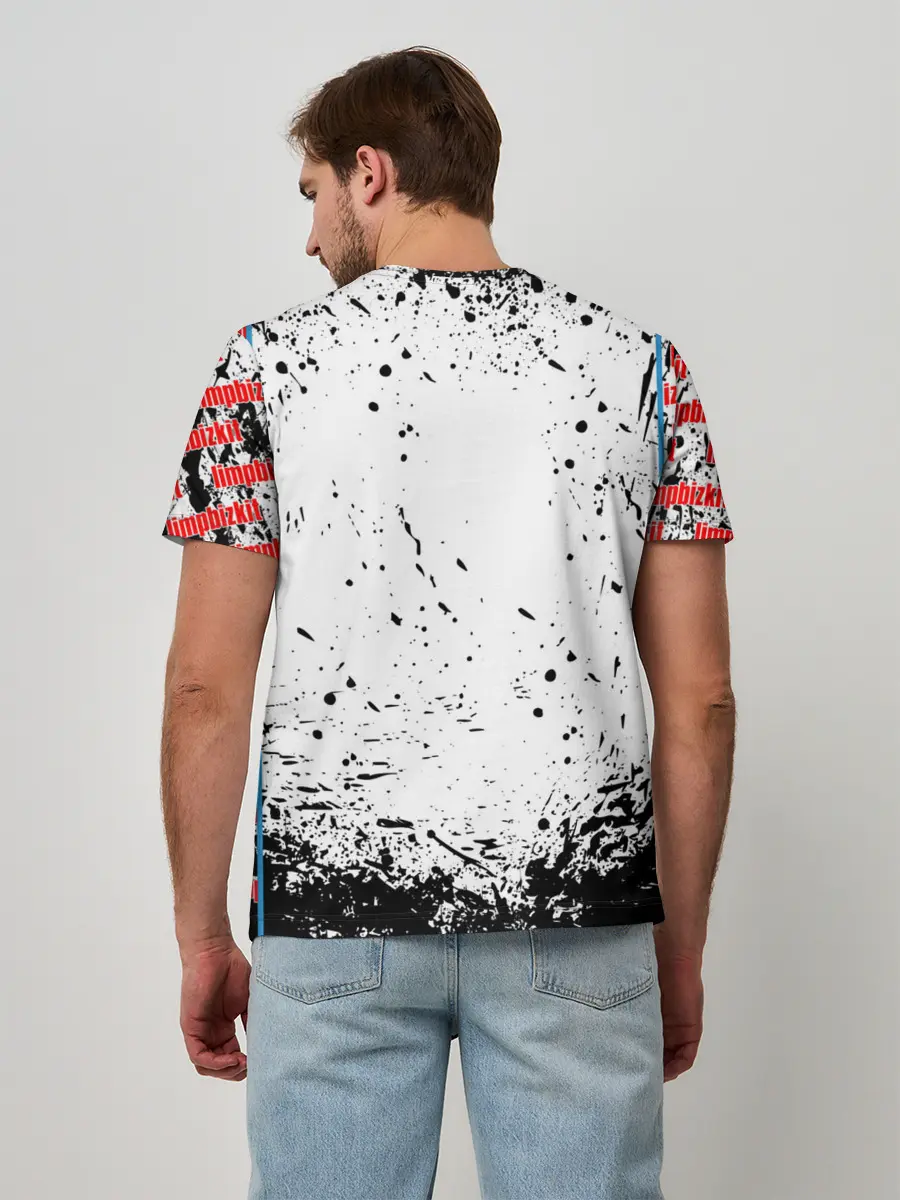 Мужская базовая футболка / LIMP BIZKIT | ЛИМП БИЗКИТ