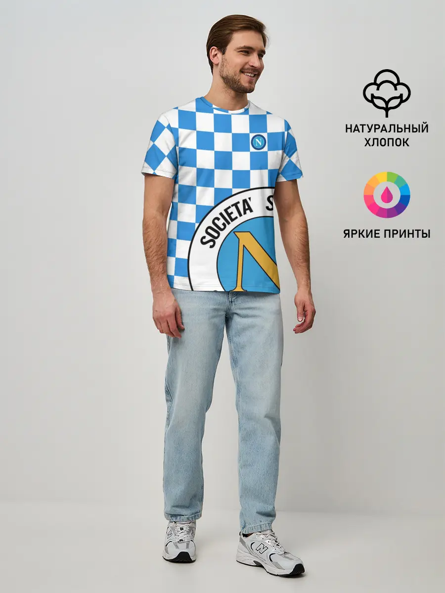 Мужская базовая футболка / Форма Наполи - Марадона 10