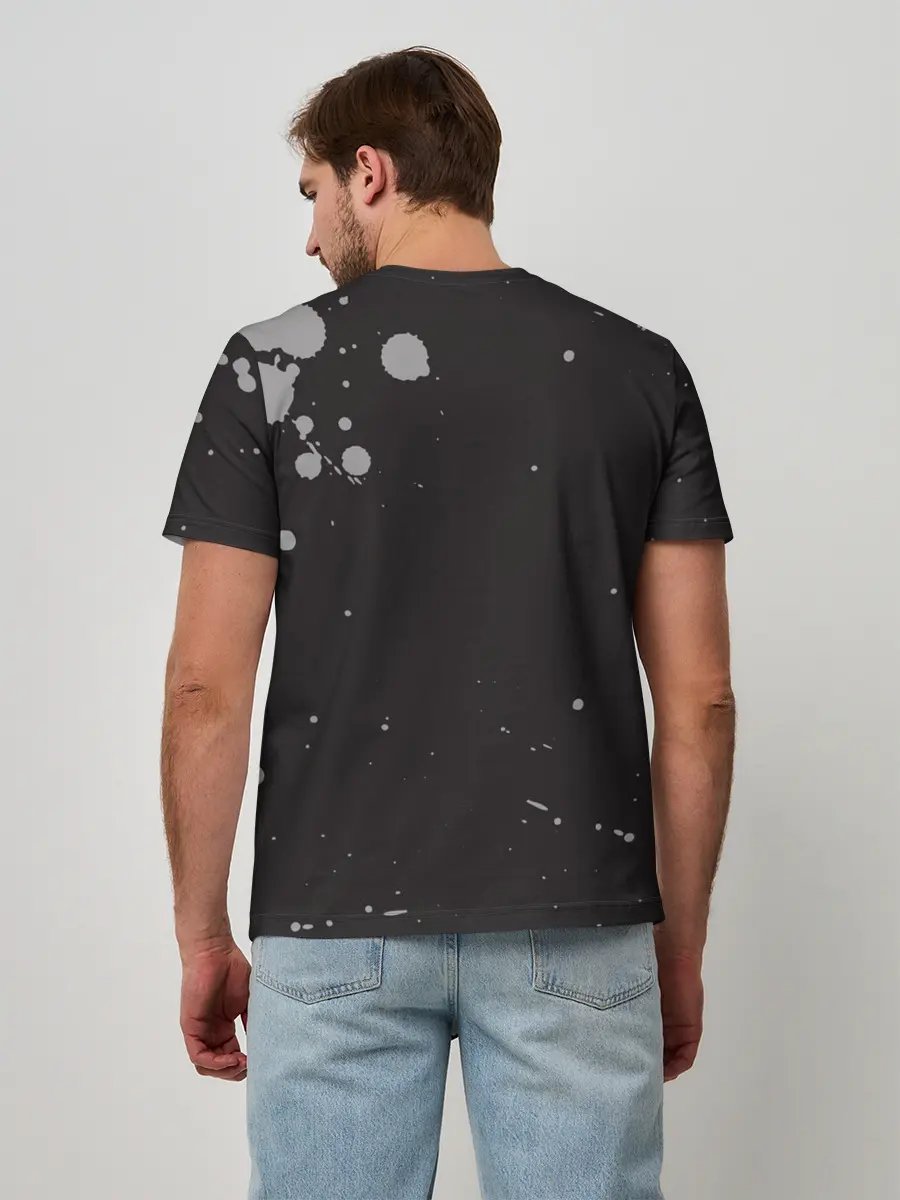 Мужская базовая футболка / RIDE FAST - DIE LAST | МОТО ЖИЗНЬ