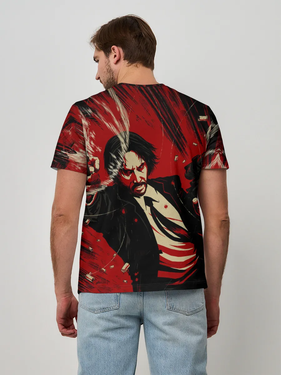 Мужская базовая футболка / Джон Уик