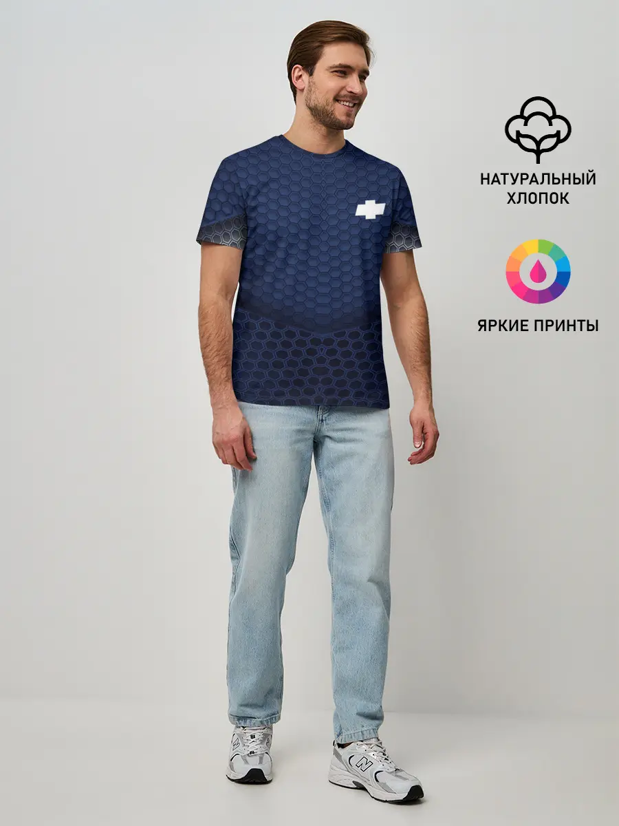 Мужская базовая футболка / Chevrolet SPORT MOTORS