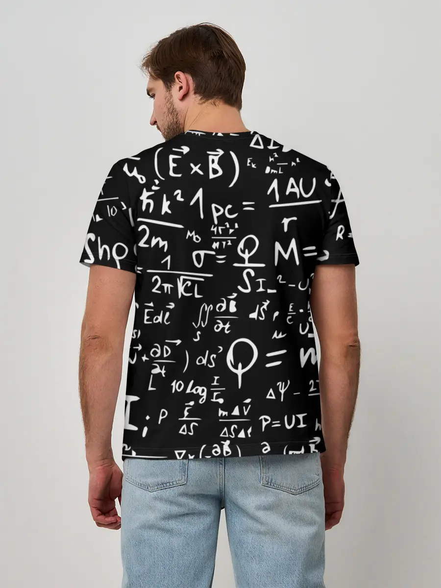 Мужская базовая футболка / ФОРМУЛЫ ФИЗИКА