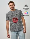 Мужская базовая футболка / Губы