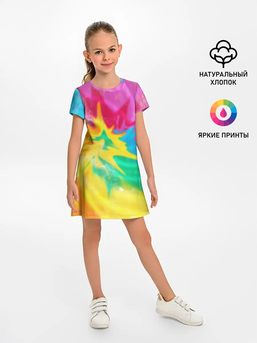Детское платье / Tie-Dye