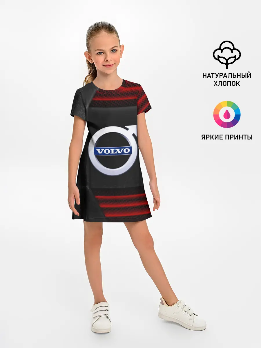 Детское платье / volvo auto sport