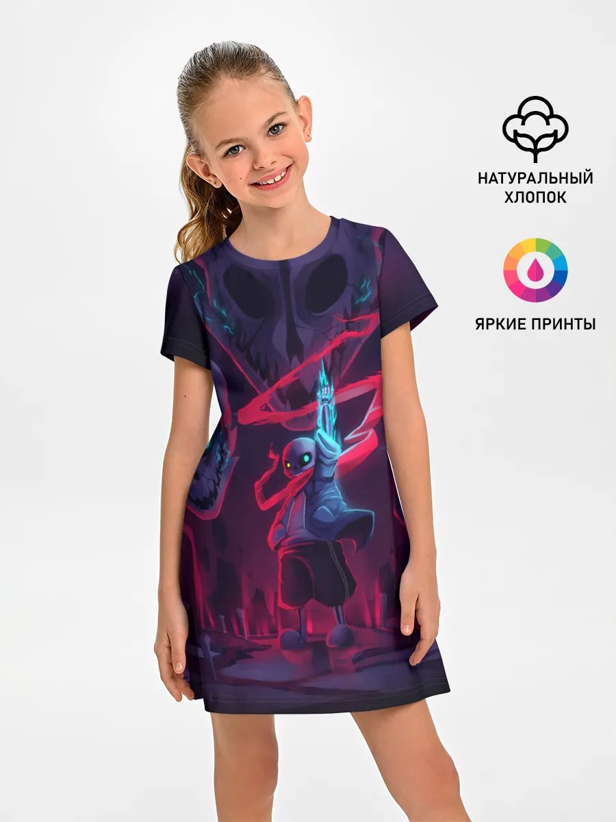 Детское платье / UNDERTALE | АНДЕРТЕЙЛ