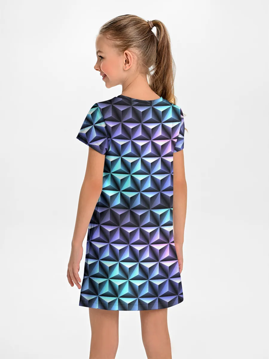 Детское платье / НЕОНОВАЯ СТАЛЬ