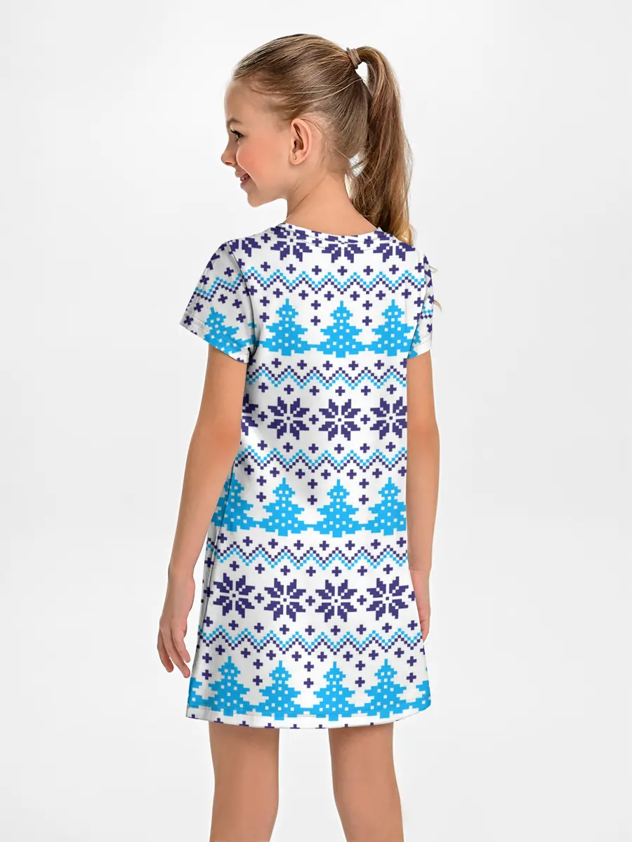 Детское платье / Сибирская зима 2022