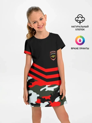 Детское платье / Камуфляж Полиция