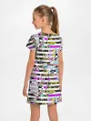 Детское платье / Полосатый абстрактный узор