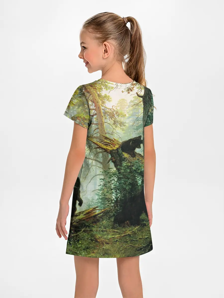 Детское платье / Утро в сосновом лесу