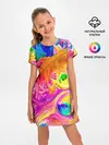 Детское платье / TIE DYE | ЯРКИЕ КРАСКИ