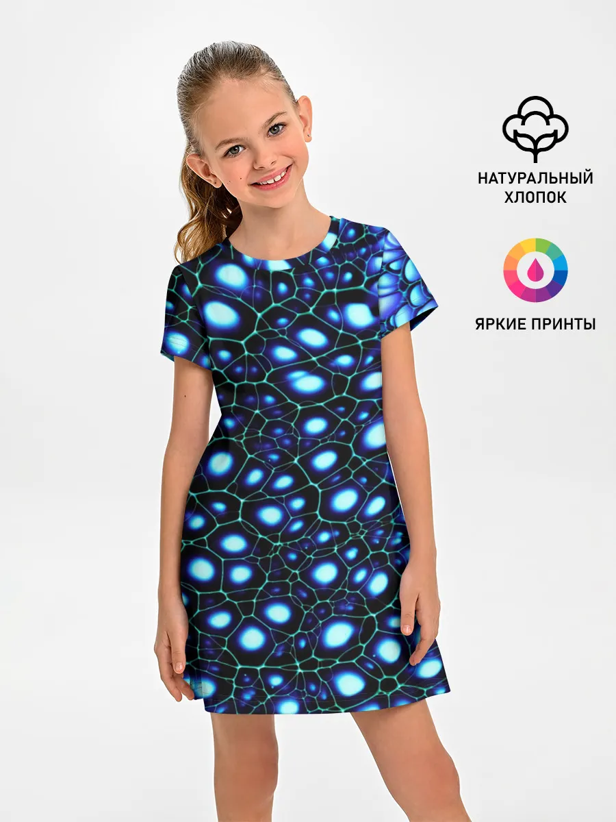 Детское платье / Абстракция-макрокраска