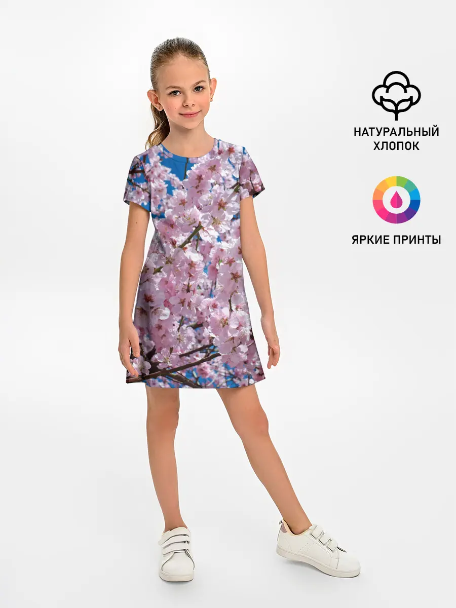 Детское платье / Цветущая Сакура