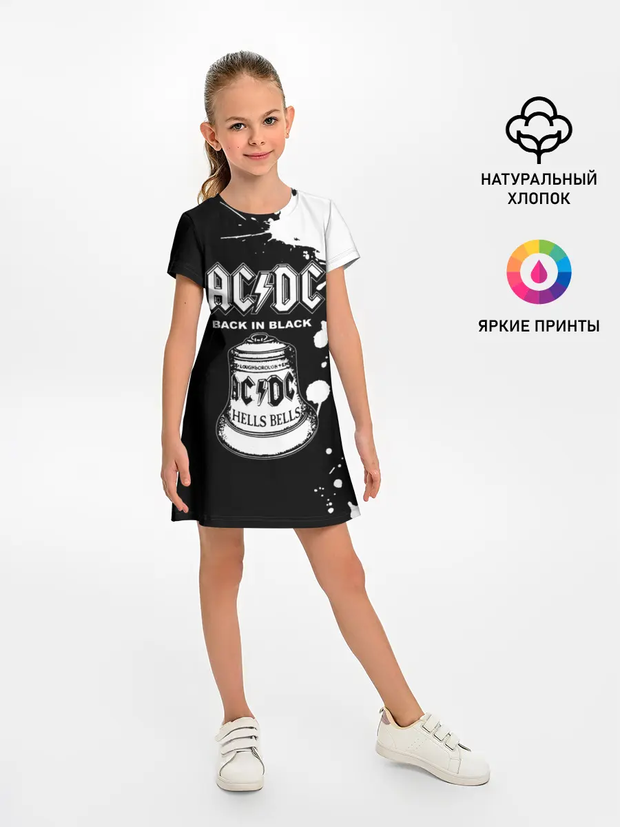 Детское платье / AC/DC Back in Black