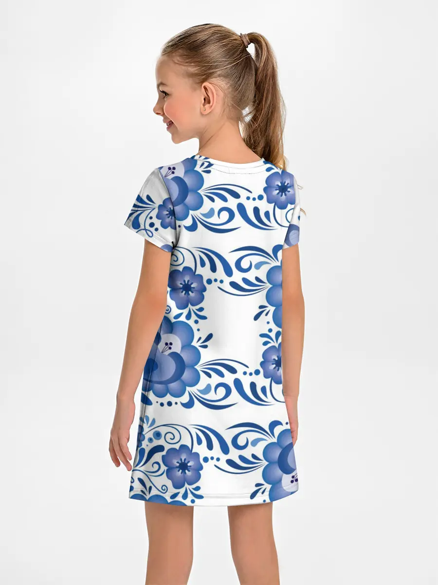 Детское платье / Гжель