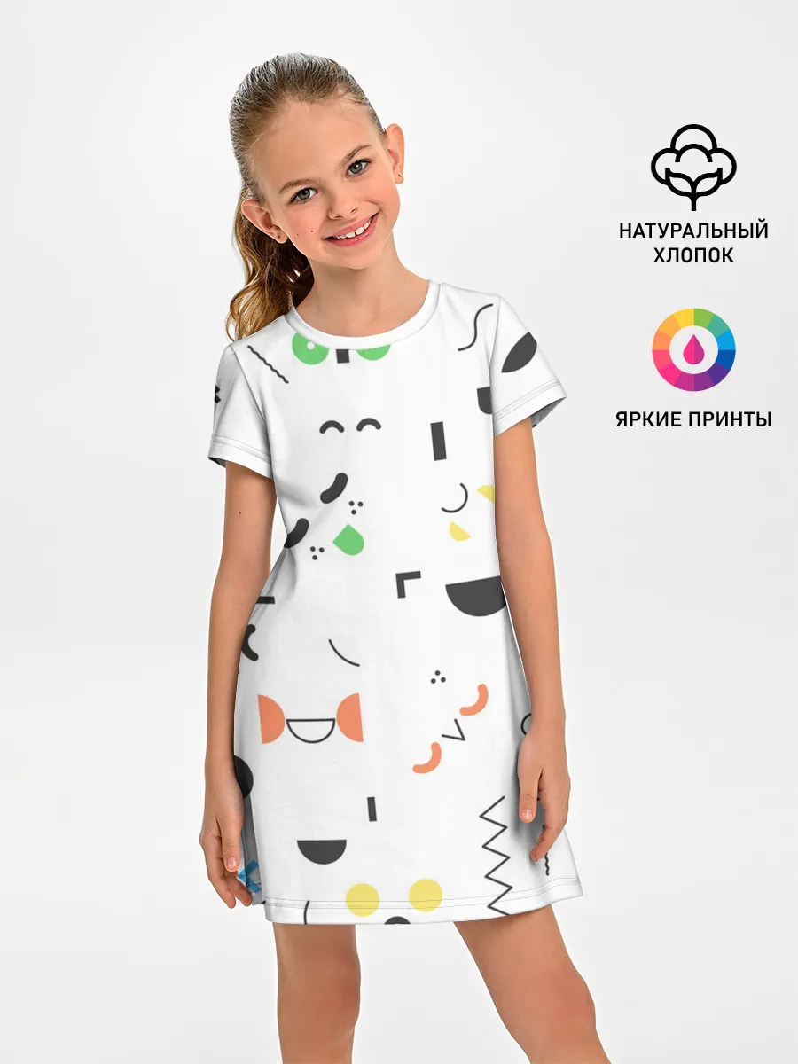 Детское платье / TOCA BOCA УЗОР ФОН