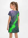 Детское платье / ЗЕЛЕНЫЙ РАЗЛОМ | 3Д РАЗЛОМ
