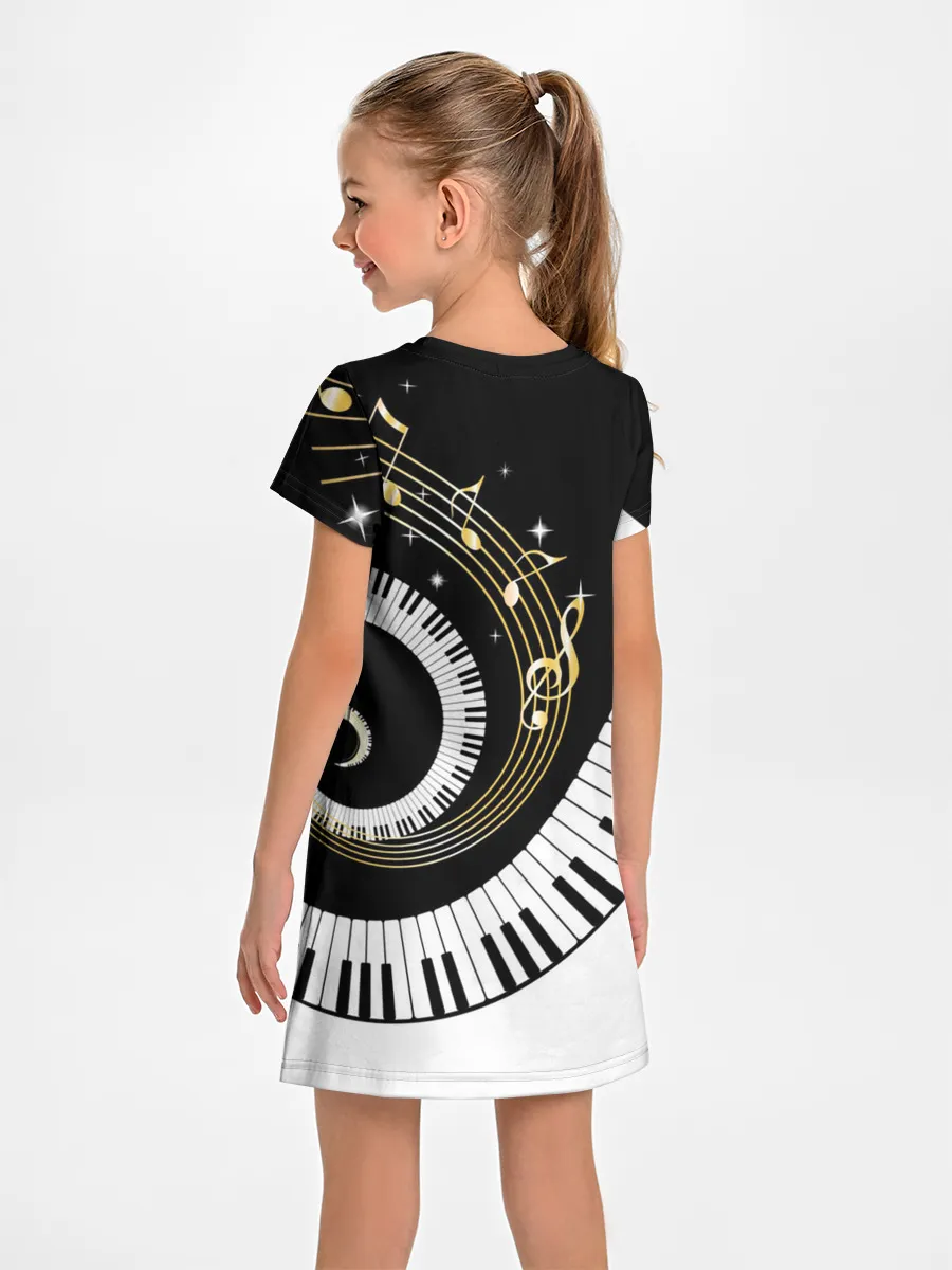 Детское платье / МУЗЫКАЛЬНЫЙ УЗОР