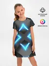 Детское платье / НЕОНОВЫЕ СТРЕЛКИ 3D