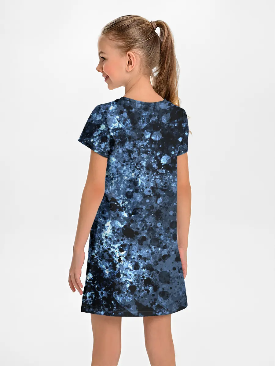 Детское платье / абстракция жидкость