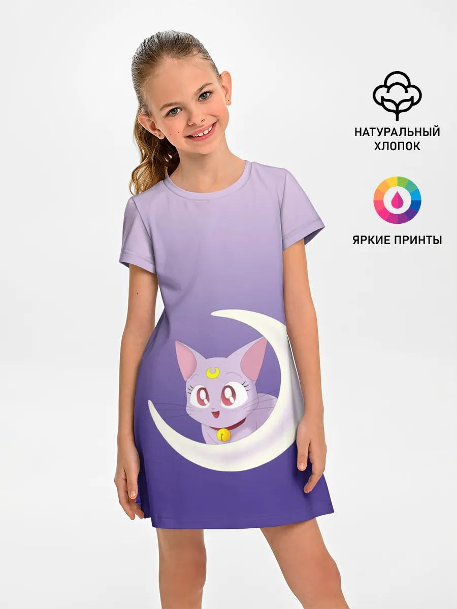 Детское платье / кошка из сейлормун