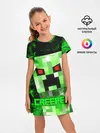 Детское платье / MINECRAFT CREEPER
