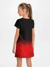 Детское платье / КРАСНО-ЧЕРНЫЙ ГРАДИЕНТ