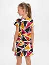 Детское платье / Разноцветные треугольники