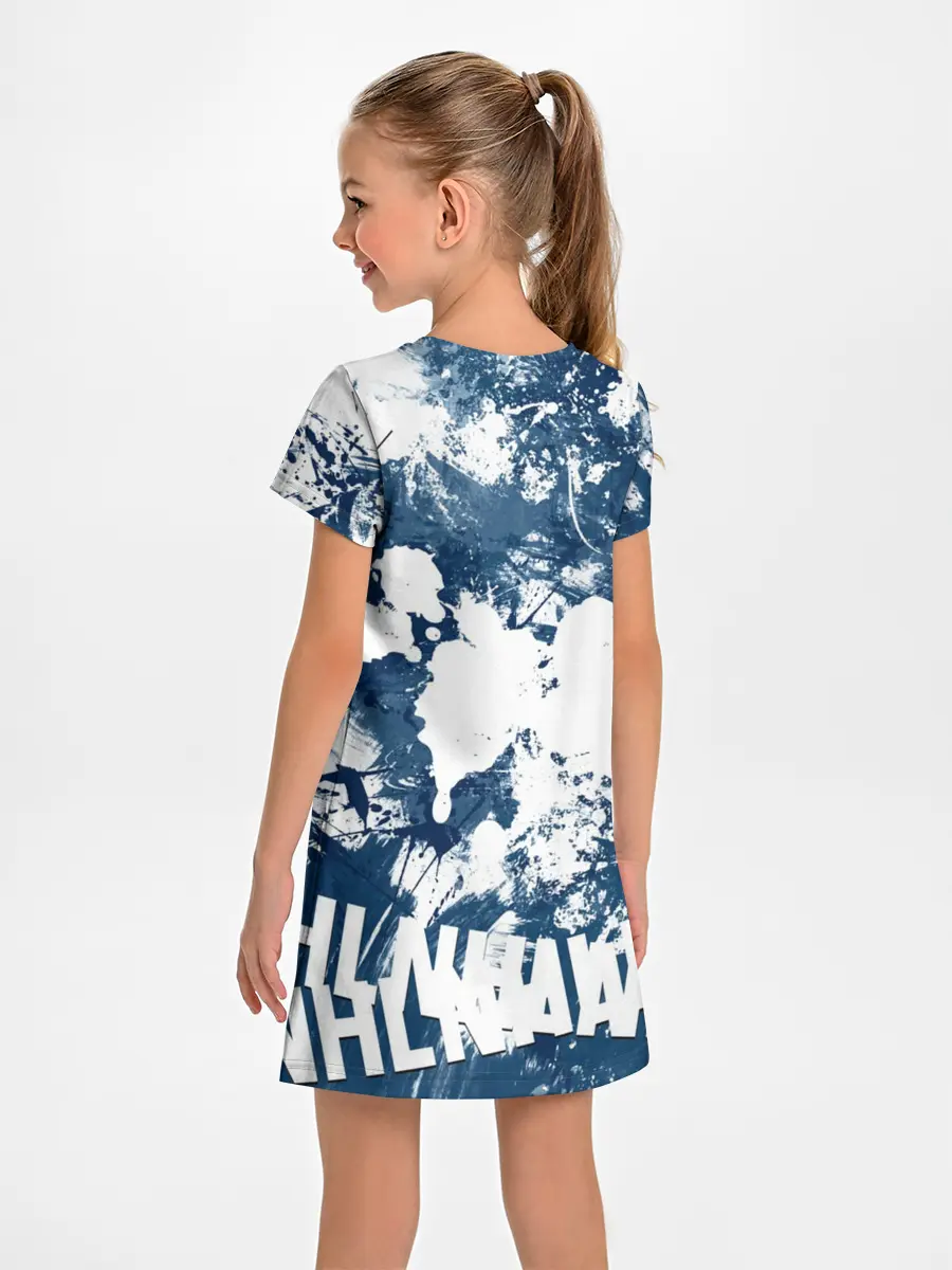 Детское платье / Коламбус Блю Джекетс, Columbus Blue Jackets