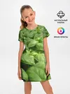 Детское платье / Неоновый базилик