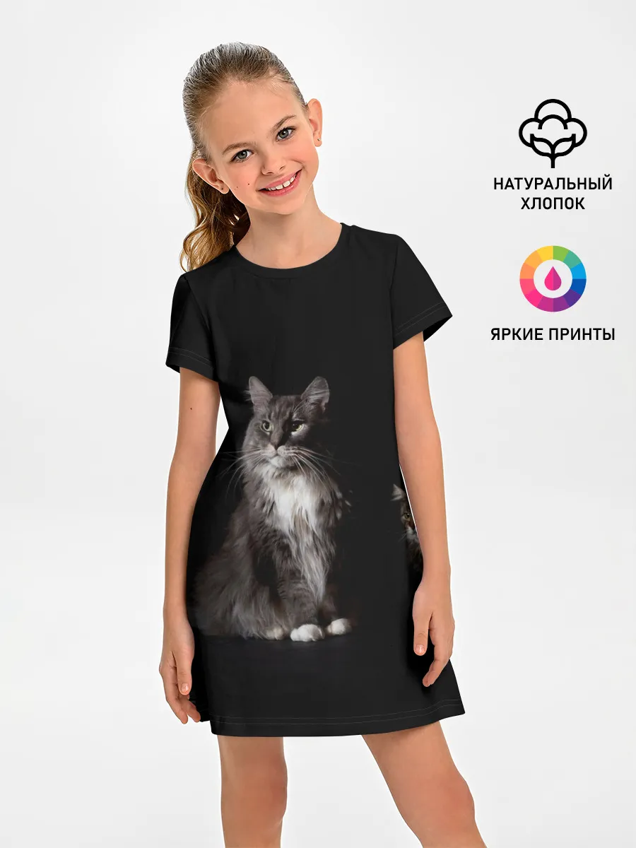 Детское платье / Котики