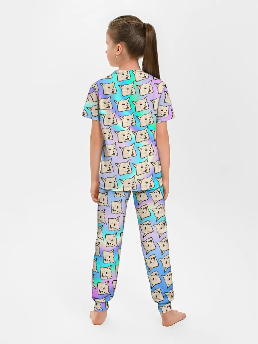 Детская пижама с брюками / woman yelling at cat