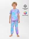 Детская пижама с брюками / Мрамор Tie Dye