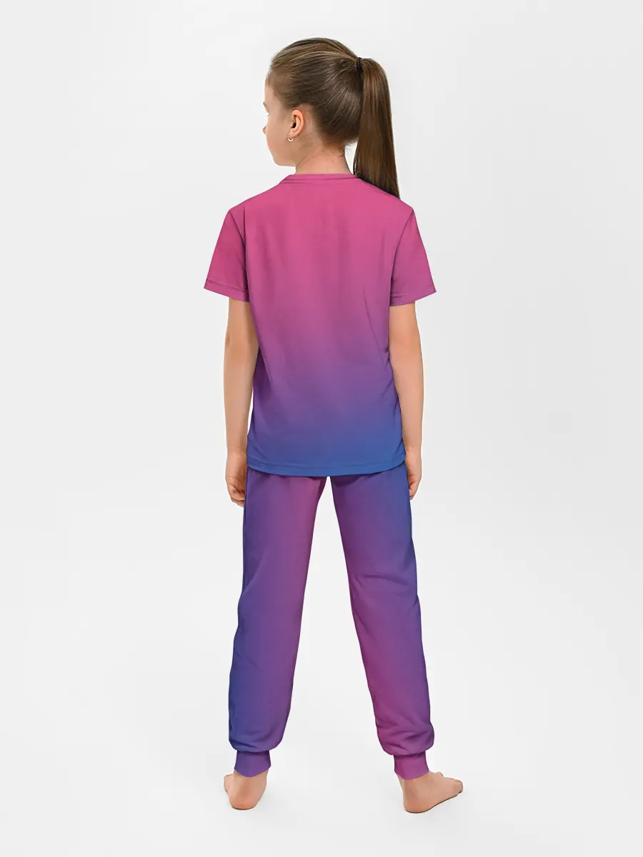 Детская пижама с брюками / Зеленый и Желтый