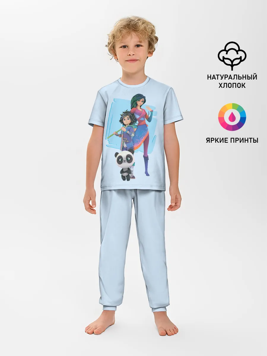 Детская пижама с брюками / Мэй и Бао