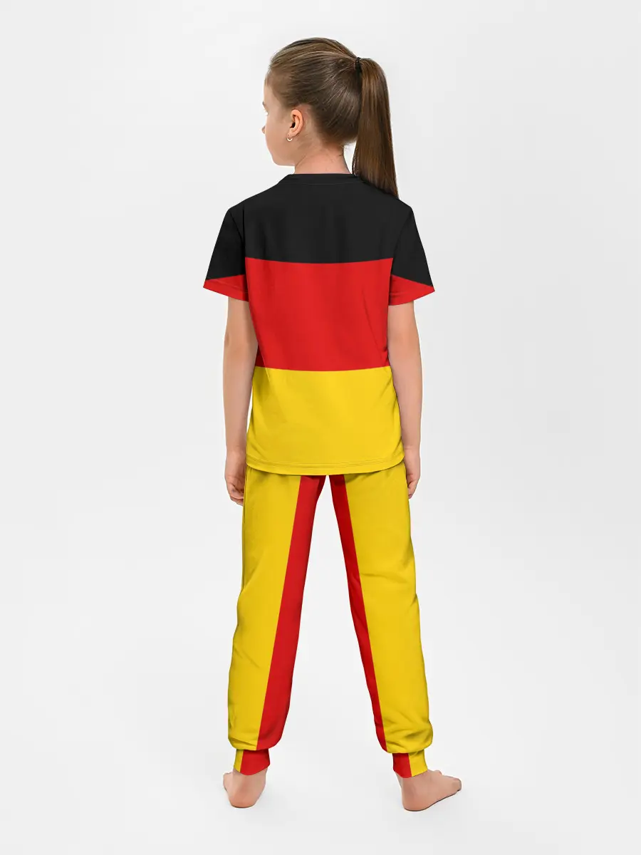 Детская пижама с брюками / Сборная Германии флаг