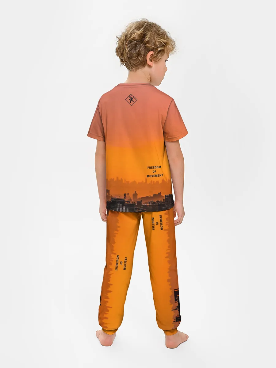 Детская пижама с брюками / Street runner