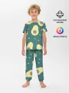 Детская пижама с брюками / Авокадо