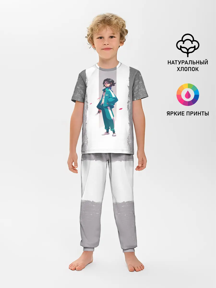 Детская пижама с брюками / 067 | Кан Сэ Бёк